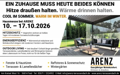 Wohnen im Wandel: Hitze draußen halten, Wärme drinnen bewahren.